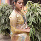 Trendy Saree Silk Yellow Print Saree