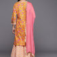 Salwar Suit Cotton Yellow Print Salwar Kameez