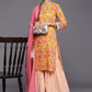 Salwar Suit Cotton Yellow Print Salwar Kameez