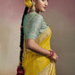 Classic Viscose Yellow Embroidered Saree