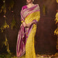 Classic Silk Yellow Bandhej Saree