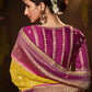 Classic Silk Yellow Bandhej Saree