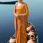 Trendy Saree Silk Yellow Digital Print Saree