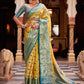 Trendy Saree Silk Tissue Yellow Weaving Saree