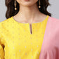 Salwar Suit Chanderi Silk Yellow Woven Salwar Kameez