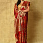 Bandhej Saree Silk Red Weaving Saree