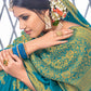Classic Chiffon Viscose Blue Weaving Saree