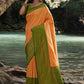 Contemporary Kanjivaram Silk Multi Colour Woven Saree