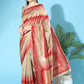 Contemporary Tussar Silk Beige Woven Saree