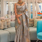 Contemporary Silk Grey Weaving Saree