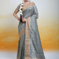 Classic Cotton Silk Grey Woven Saree