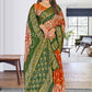 Classic Art Silk Multi Colour Bandhej Saree