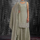 Pakistani Salwar Suit Georgette Green Mirror Salwar Kameez