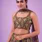 Lehenga Choli Georgette Mauve Sequins Lehenga Choli