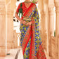 Classic Tussar Silk Multi Colour Weaving Saree