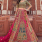 Lehenga Choli Silk Pink Embroidered Lehenga Choli