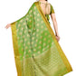 Classic Kanjivaram Silk Green Zari Saree