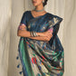 Classic Silk Blue Woven Saree