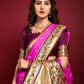 Traditional Saree Silk Rani Woven Saree