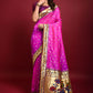 Traditional Saree Silk Rani Woven Saree