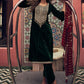 Trendy Suit Velvet Teal Zari Salwar Kameez