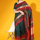 Classic Tussar Silk Green Woven Saree